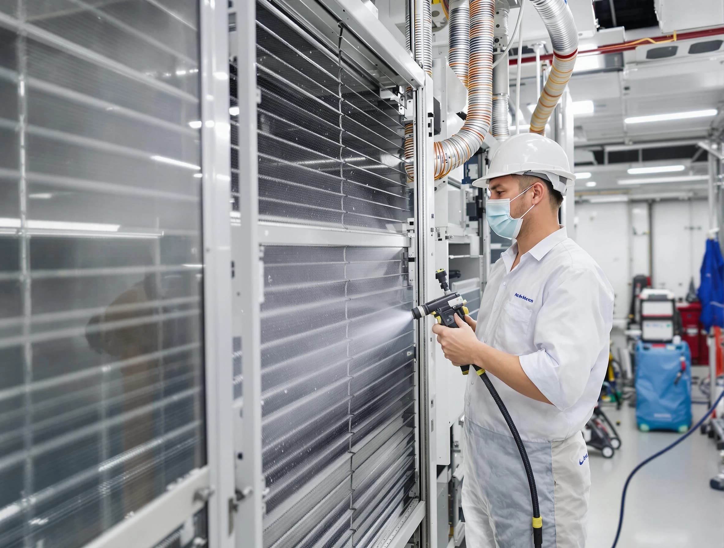 Professional AC coil cleaning by Sunset Air Duct Cleaning in Sunset