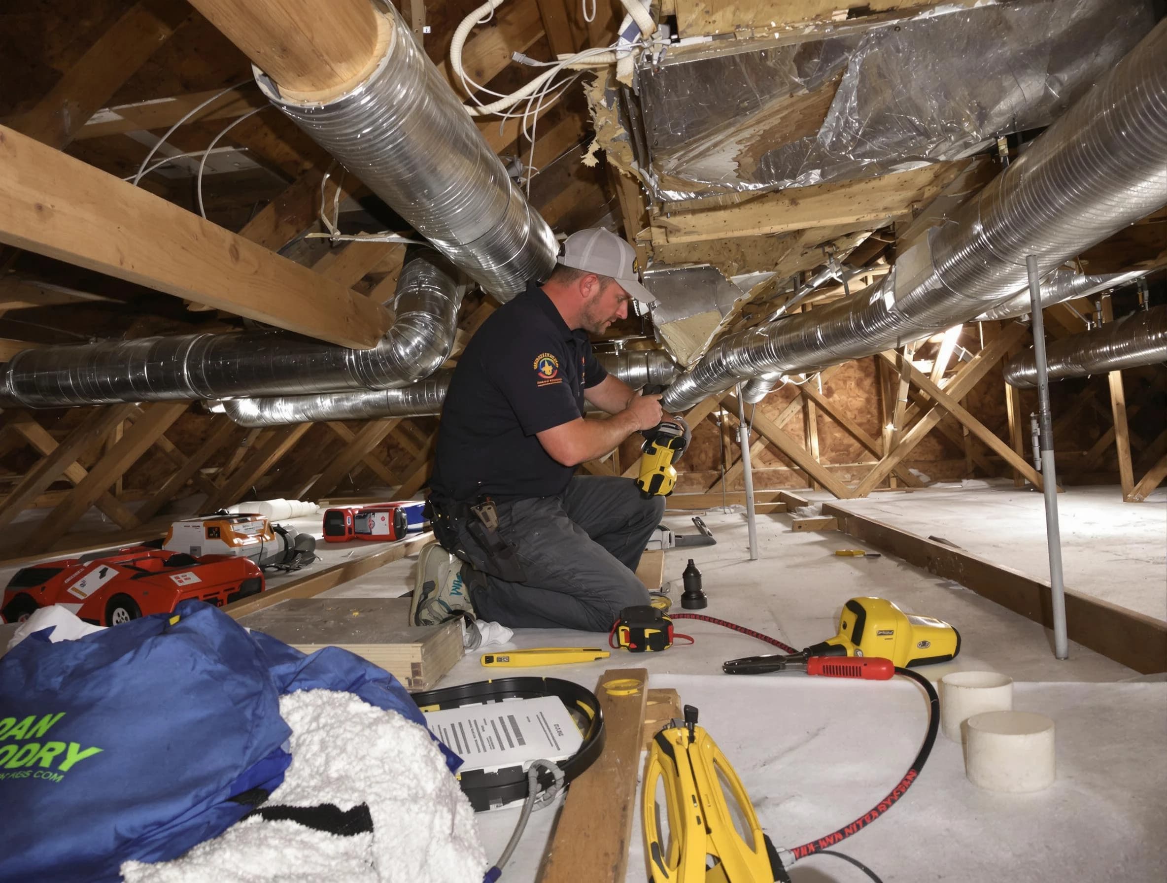 Professional air duct repair by Sunset Air Duct Cleaning in Sunset