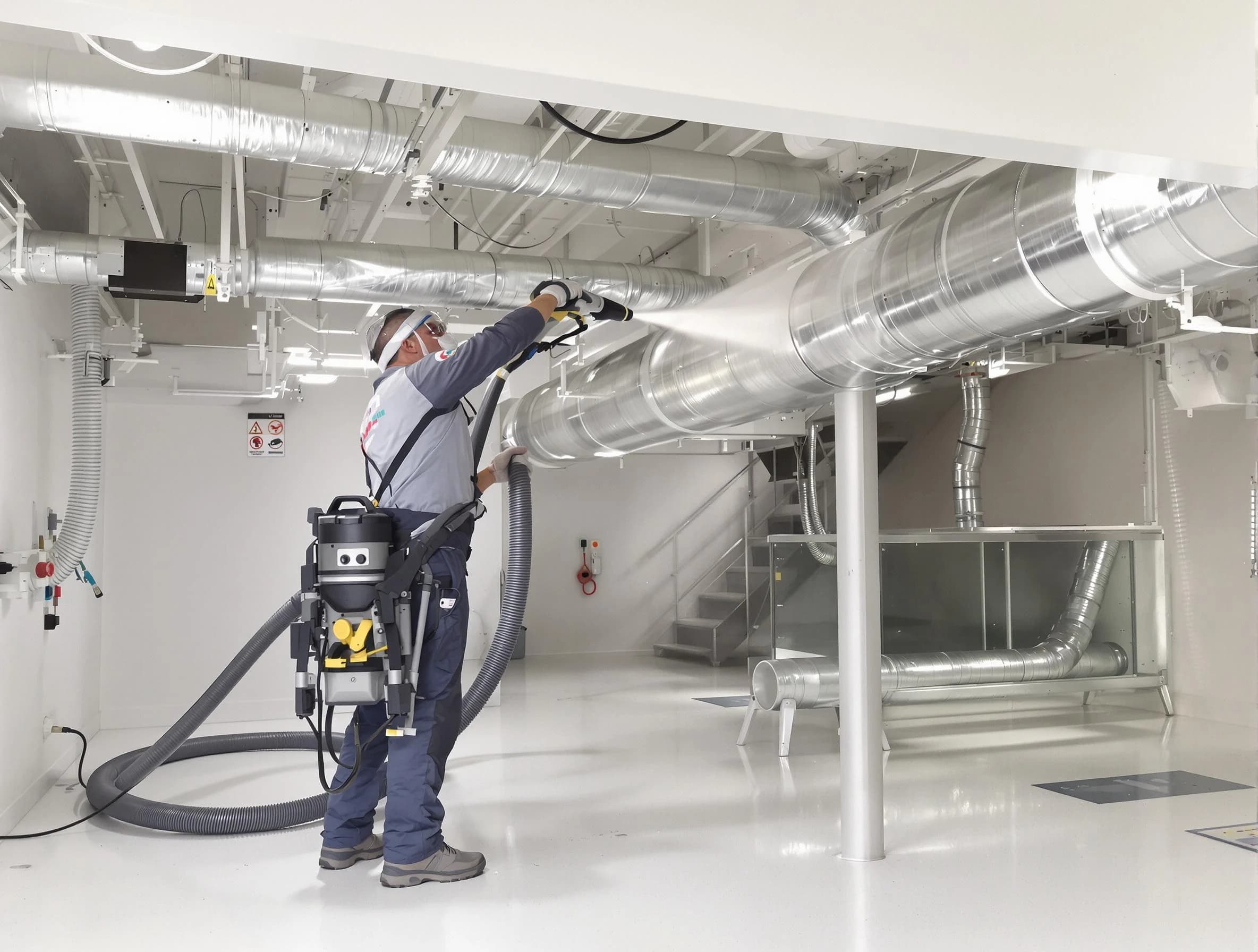 Professional central duct cleaning by Sunset Air Duct Cleaning in Sunset