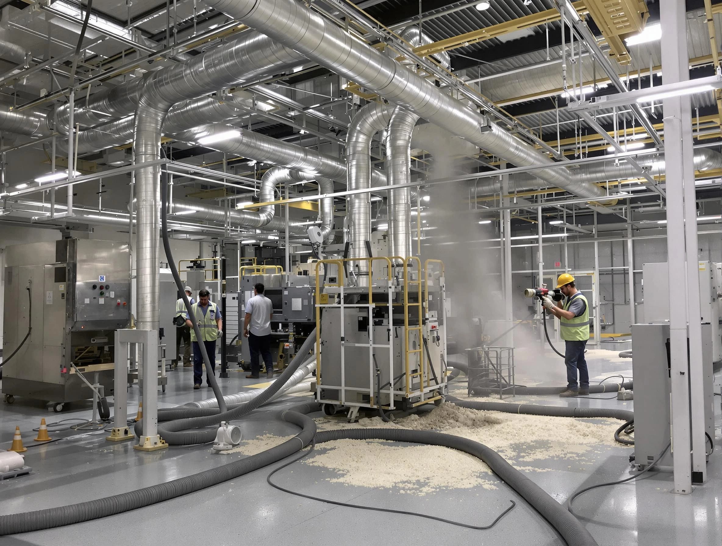 Heavy-duty industrial duct cleaning by Sunset Air Duct Cleaning in Sunset