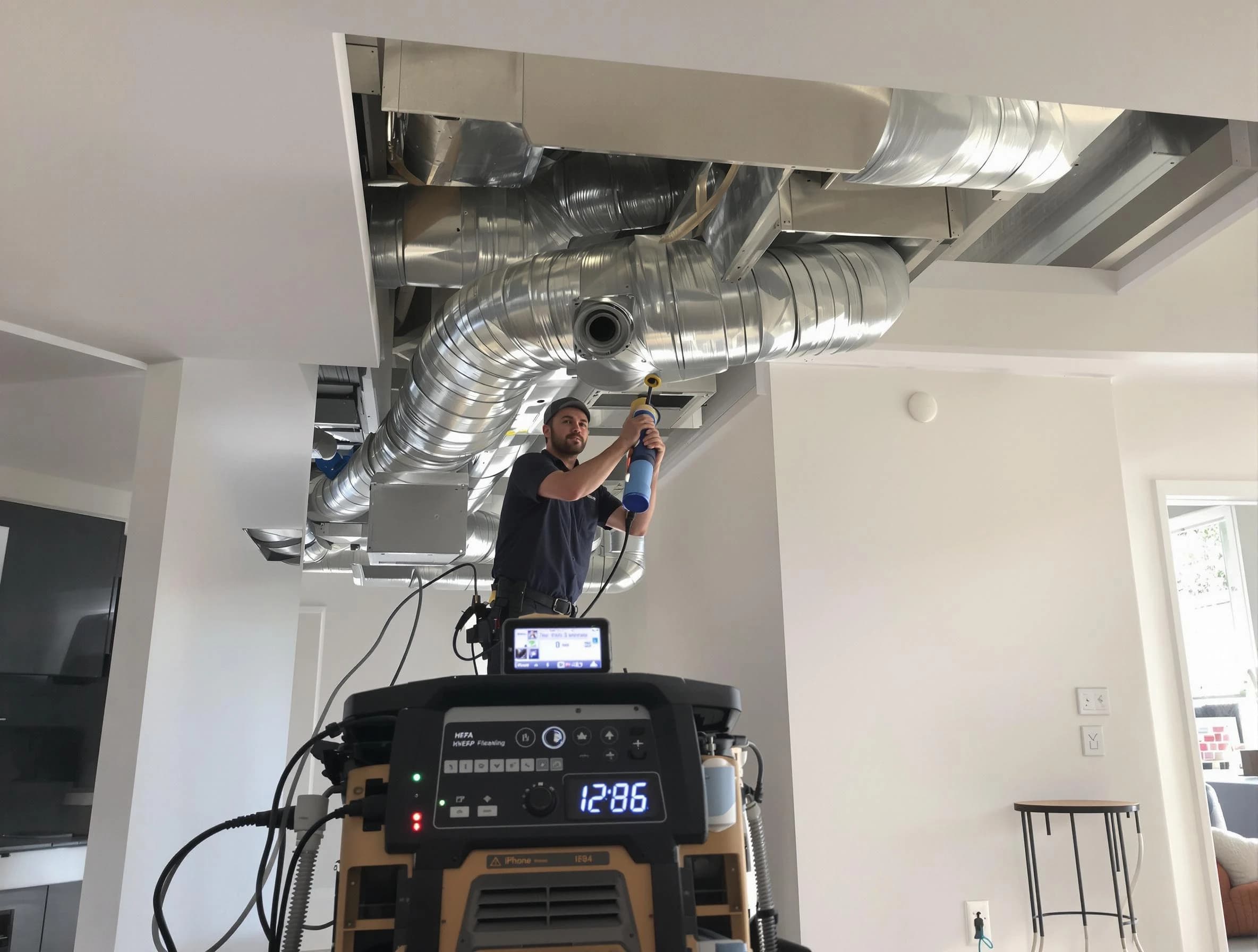 Advanced pure air duct cleaning by Sunset Air Duct Cleaning in Sunset