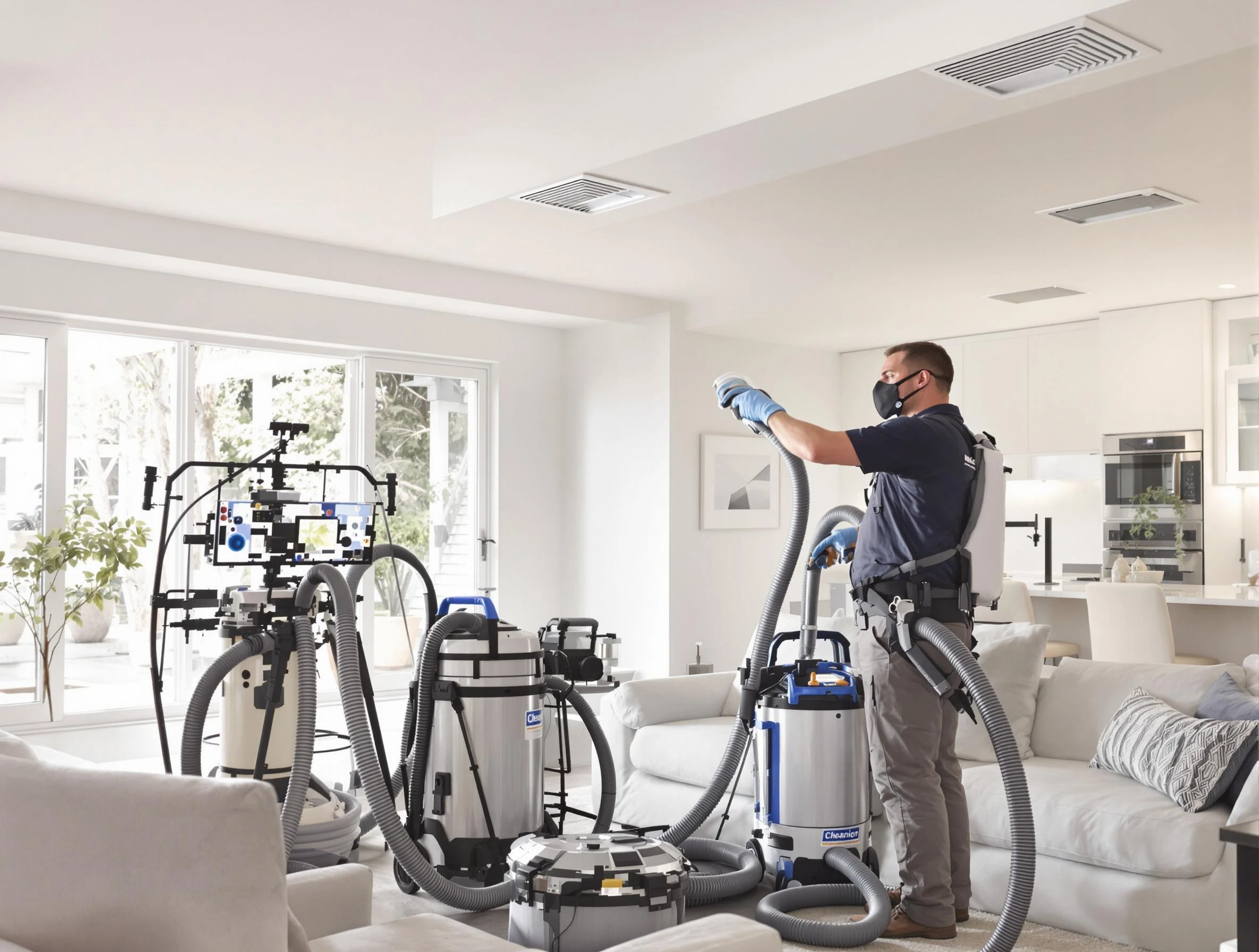 Professional AC duct cleaning by Sunset Air Duct Cleaning in Sunset