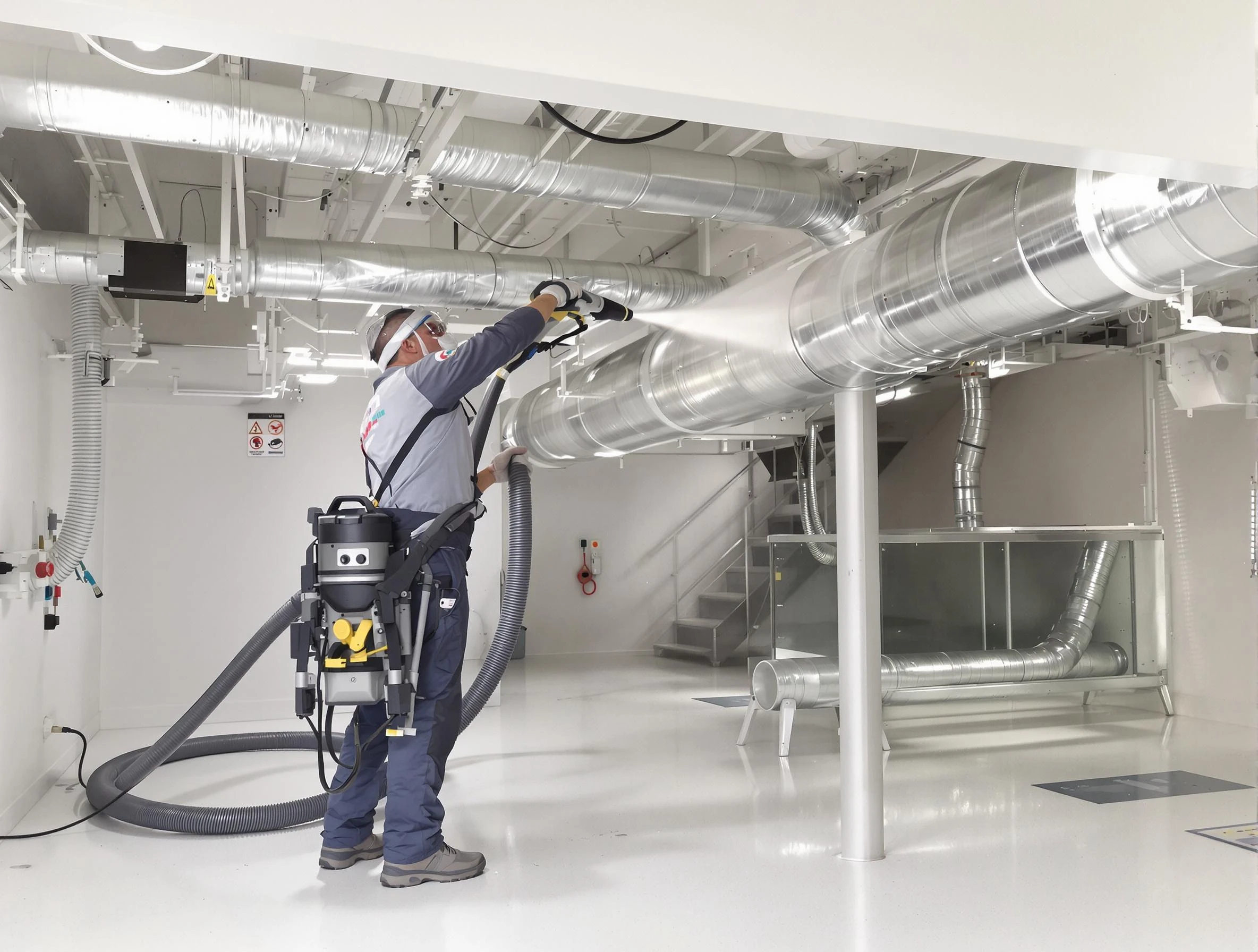Professional central duct cleaning by Sunset Air Duct Cleaning in Sunset