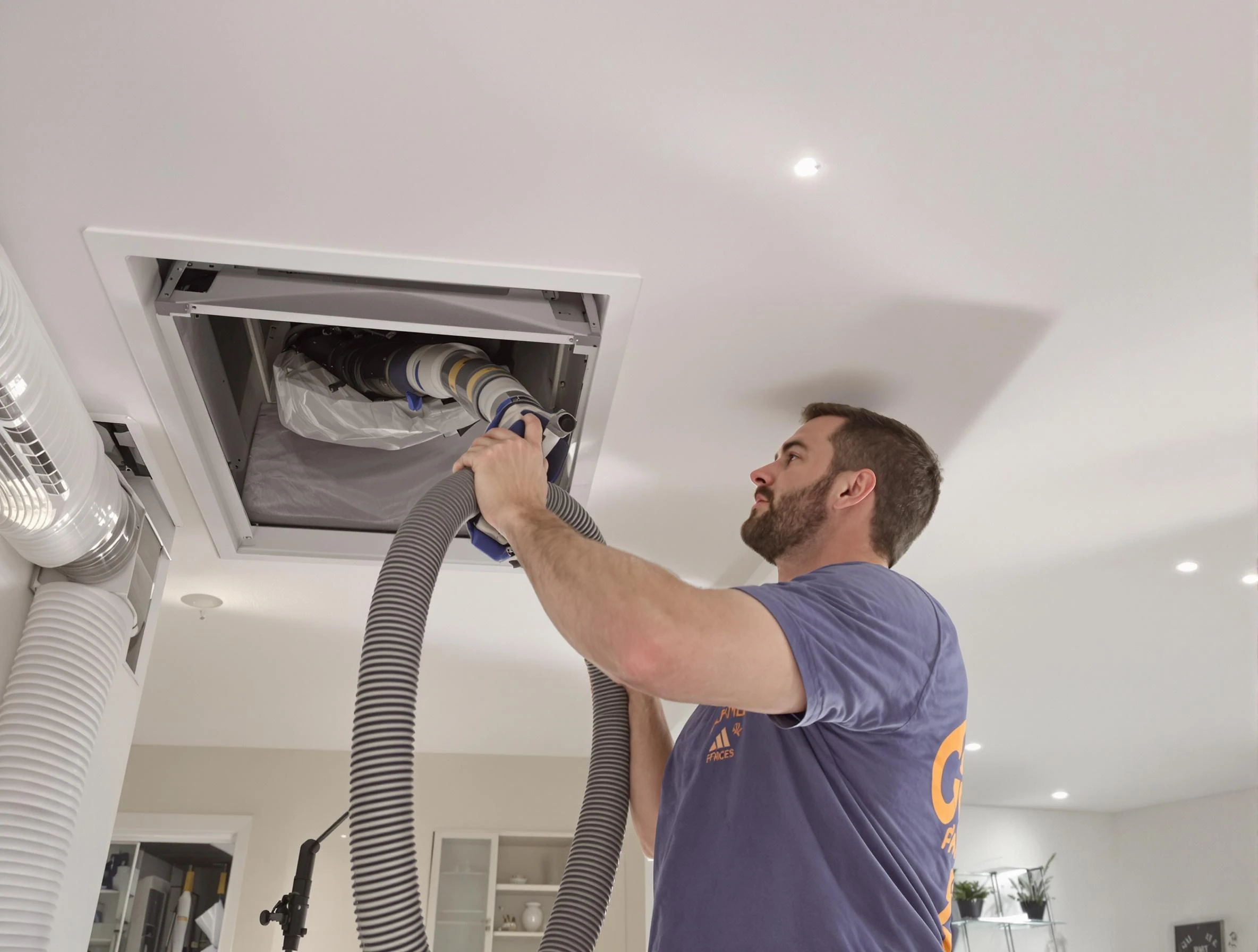 Precision indoor duct cleaning by Sunset Air Duct Cleaning in Sunset