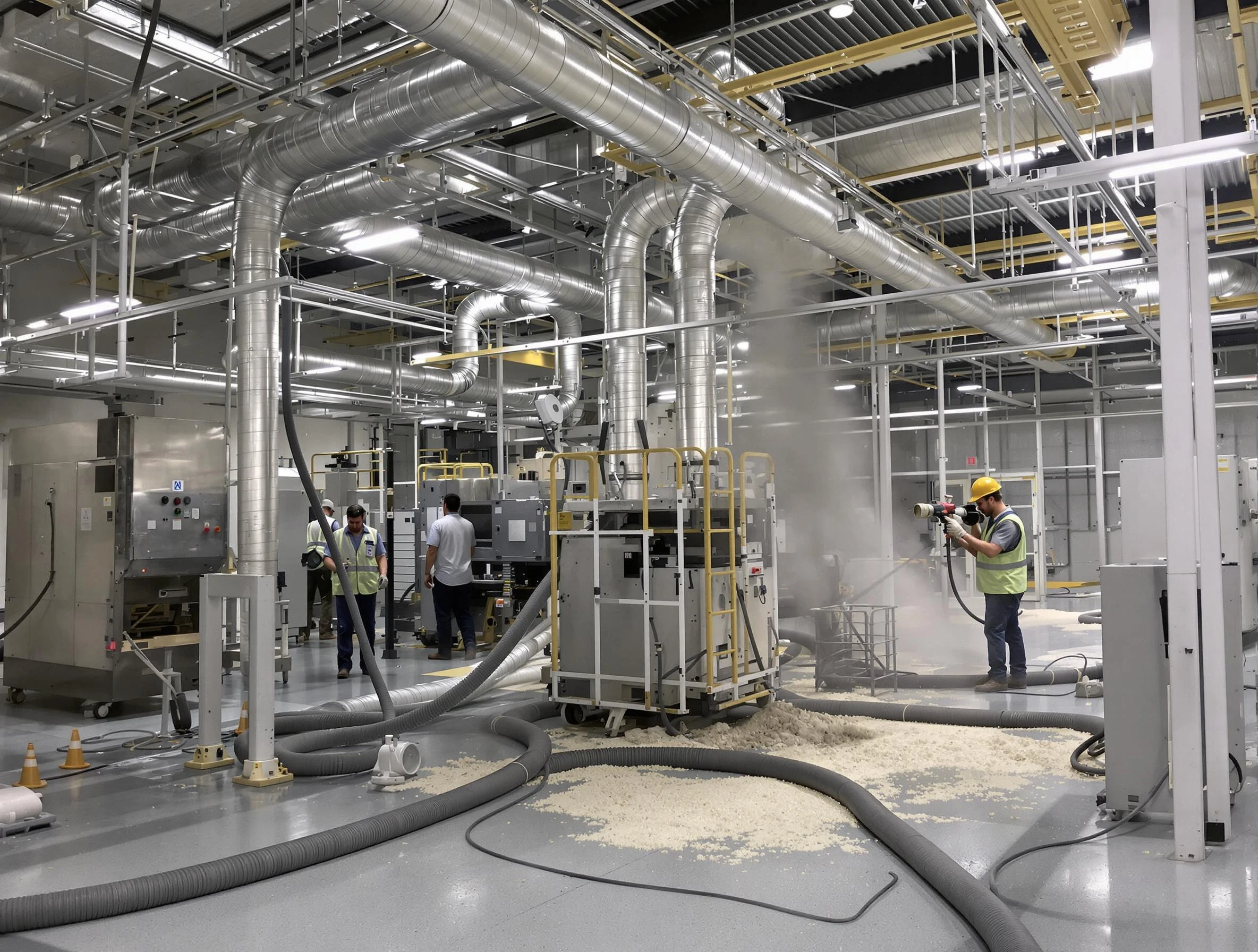 Heavy-duty industrial duct cleaning by Sunset Air Duct Cleaning in Sunset