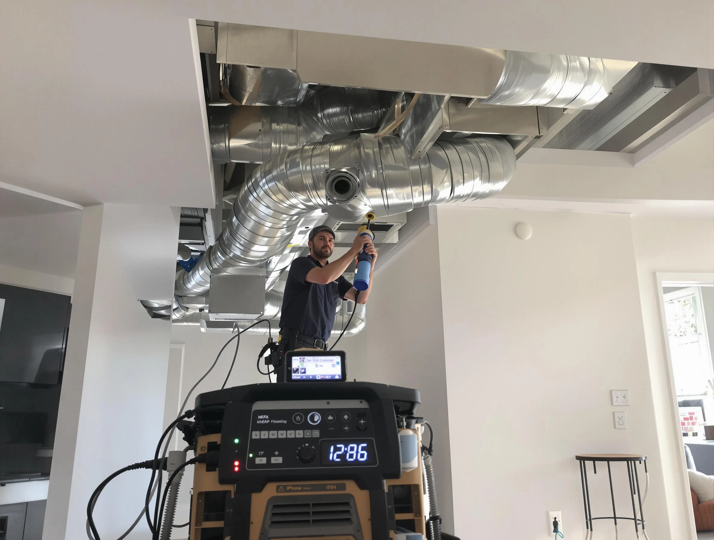 Advanced pure air duct cleaning by Sunset Air Duct Cleaning in Sunset